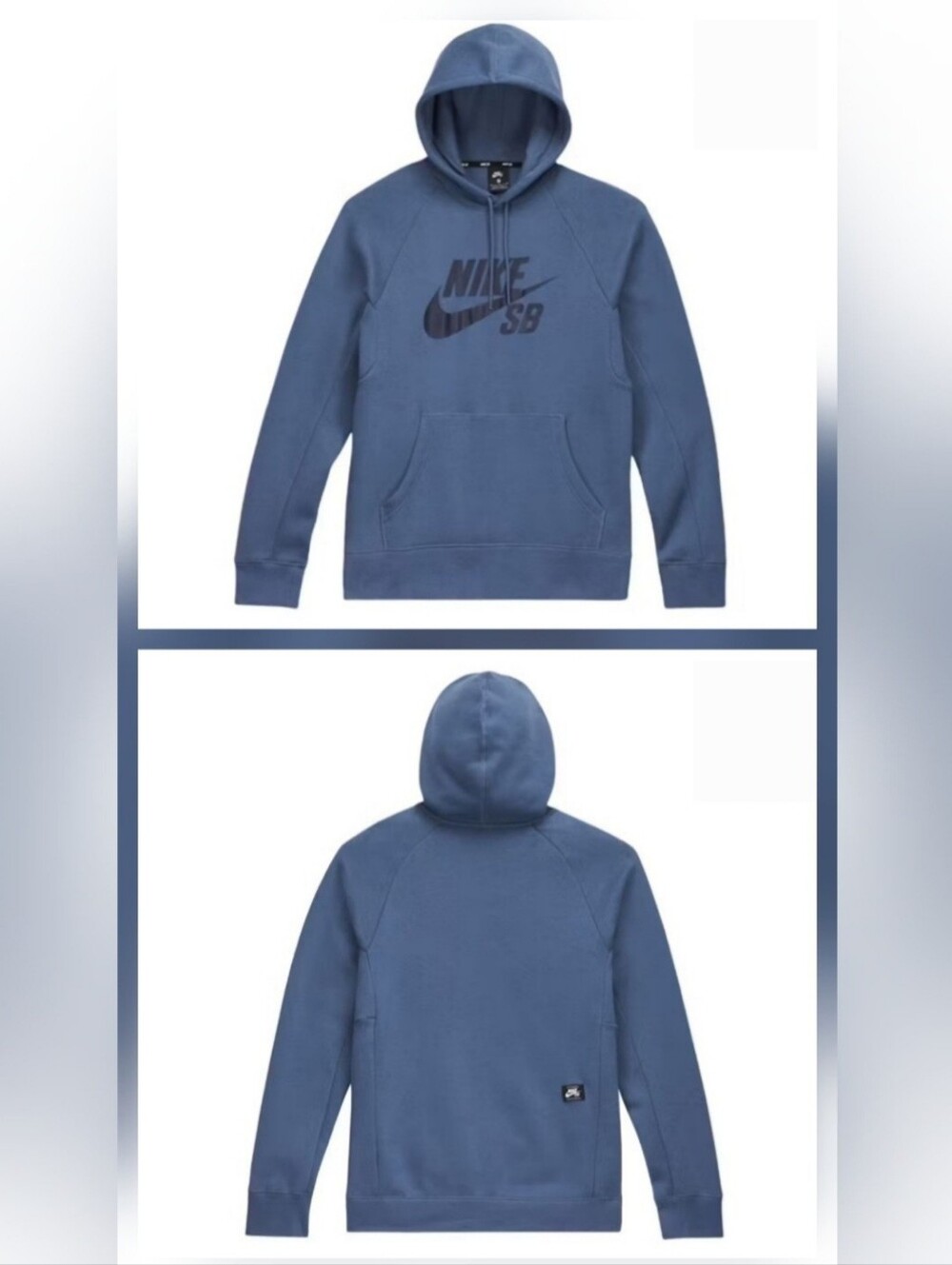 NWT Nike SB Blue Hoodie Men's Pullover Sweatshirt Size Medium